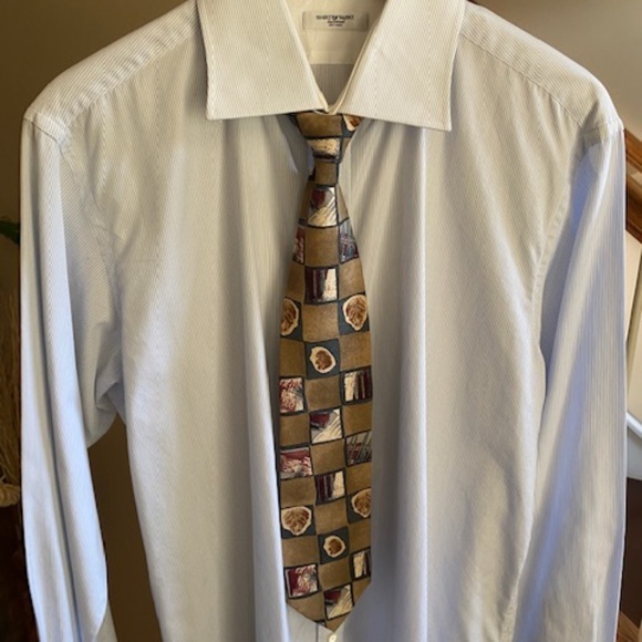 Nino Foriero Y2K Vintage Silk Tie Made in Canada - Picture 3 of 4